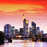 Photo:  Frankfurt Skyline after Sunset